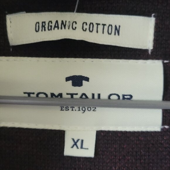 Tom Tailor Full Zip Cardigan 100% Organic Cotton - Picture 12 of 16